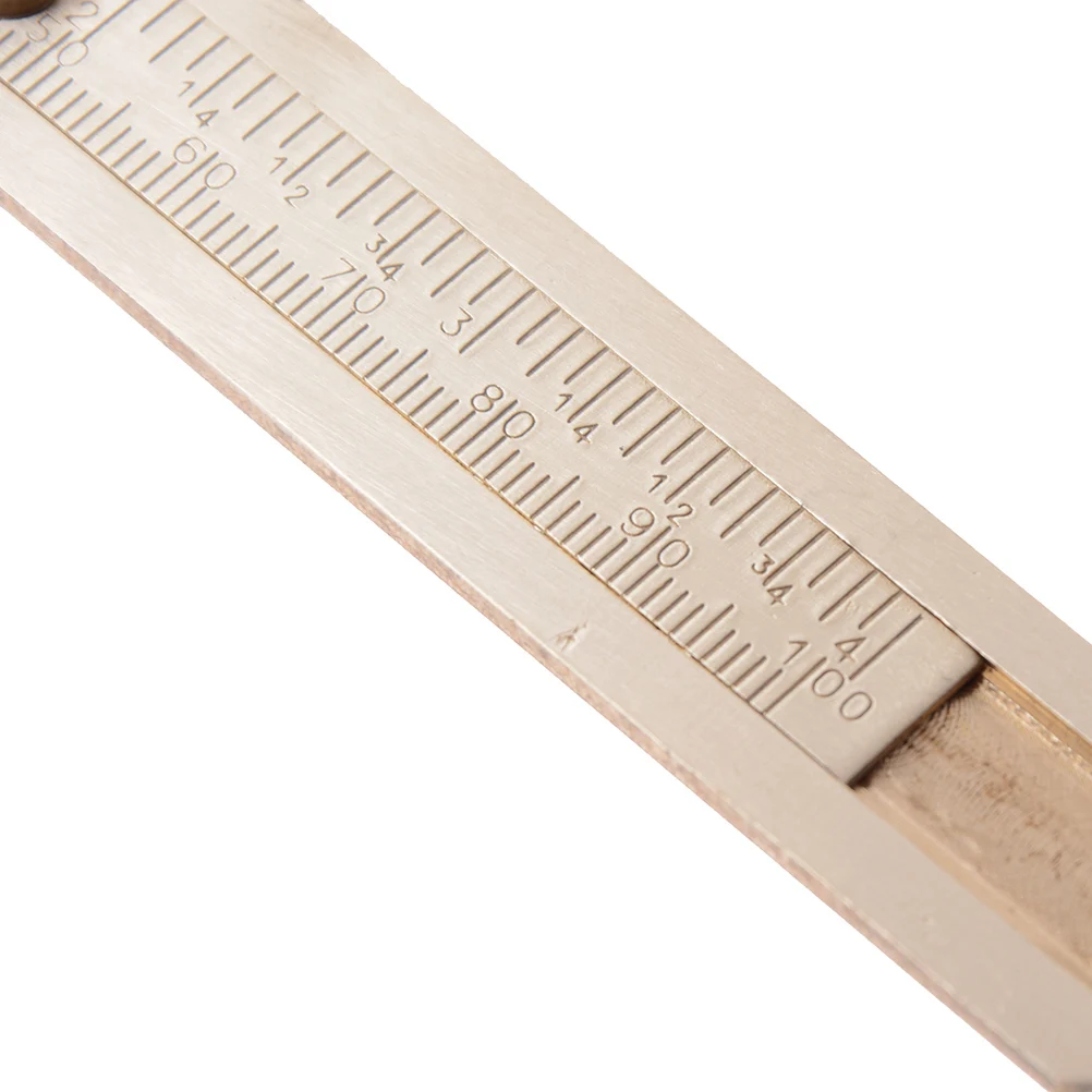 Мини латунь скользящий Калибр штангенциркуль измерения инструмент измерения один шкала высот/Двойная шкала для карман 100 мм