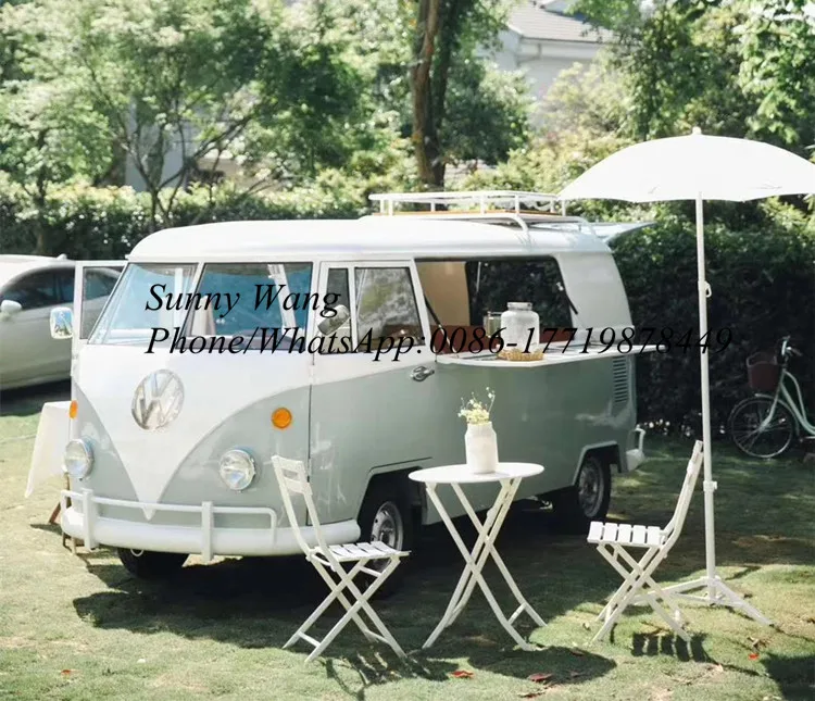 fast food truck trailer with high roof coffee bike for snack food hot dog cart