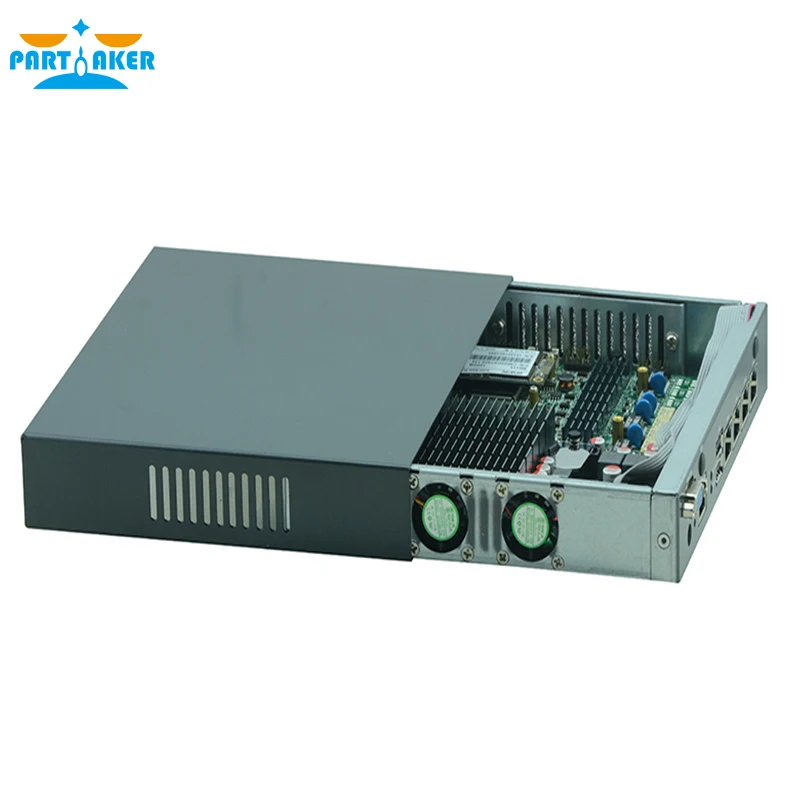 Partaker F1 pfSense network server Intel Celeron J1900 4 LAN fanless mini pc Network Security Appliance