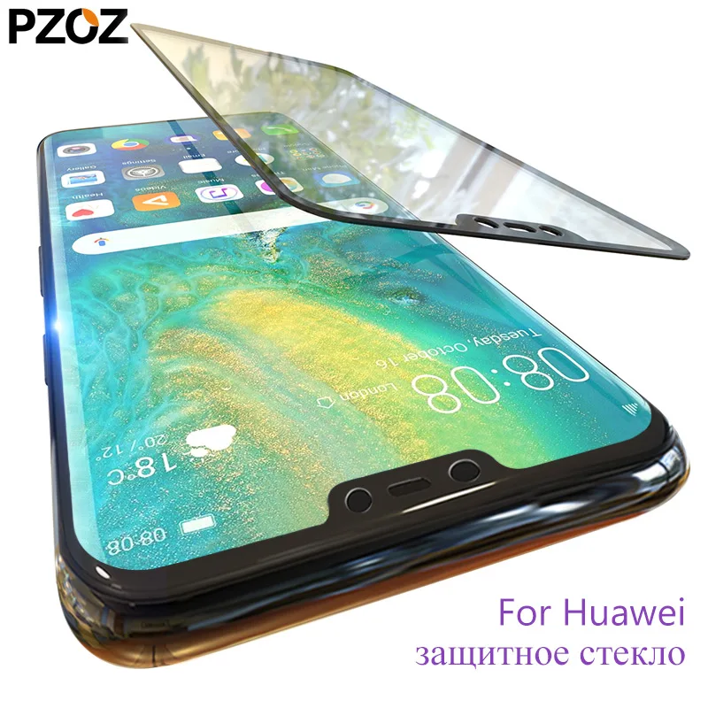 Закаленное стекло PZOZ для Huawei Honor 9X pro полноразмерное защитное покрытие Mate 20 X P20 lite