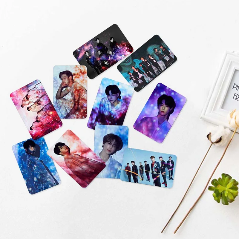 10 шт./компл. Kpop Got7 Ablunm Love Loop Photocard Photo Stikcy Card студенческие Кристальные наклейки для