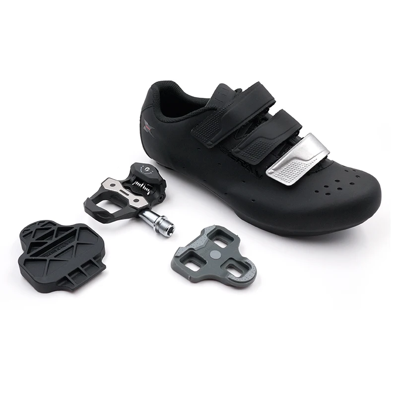 ZERAY EY110 волшебная лента Мужская велосипедная обувь Нескользящая дышащая велосипедная обувь спортивная обувь Zapatos bicicleta классический черный - Цвет: EY110-110S-BHT110