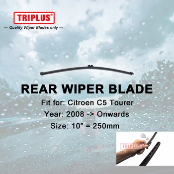 

Rear Wiper Blade for Citroen C5 Tourer (2008-Onwards) 1pc 10" 250mm,Car Rear Windscreen Wipers,for Back Window Windshield Blades