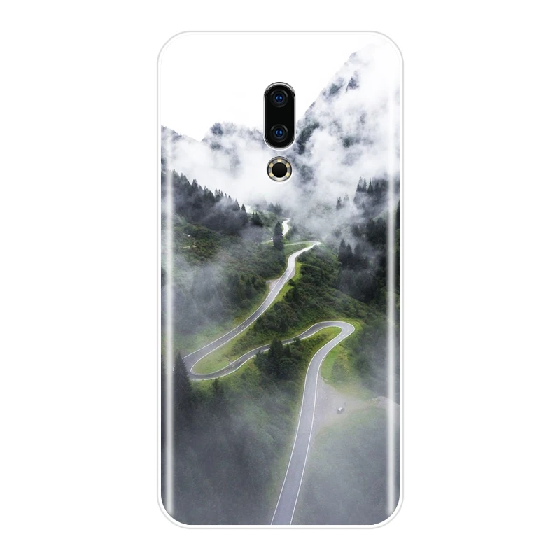 Чехол для Meizu U10 U20 Pro 6 7 Plus Mountain Travel Cloud силиконовый мягкий чехол 15 Lite 16 16th 16x