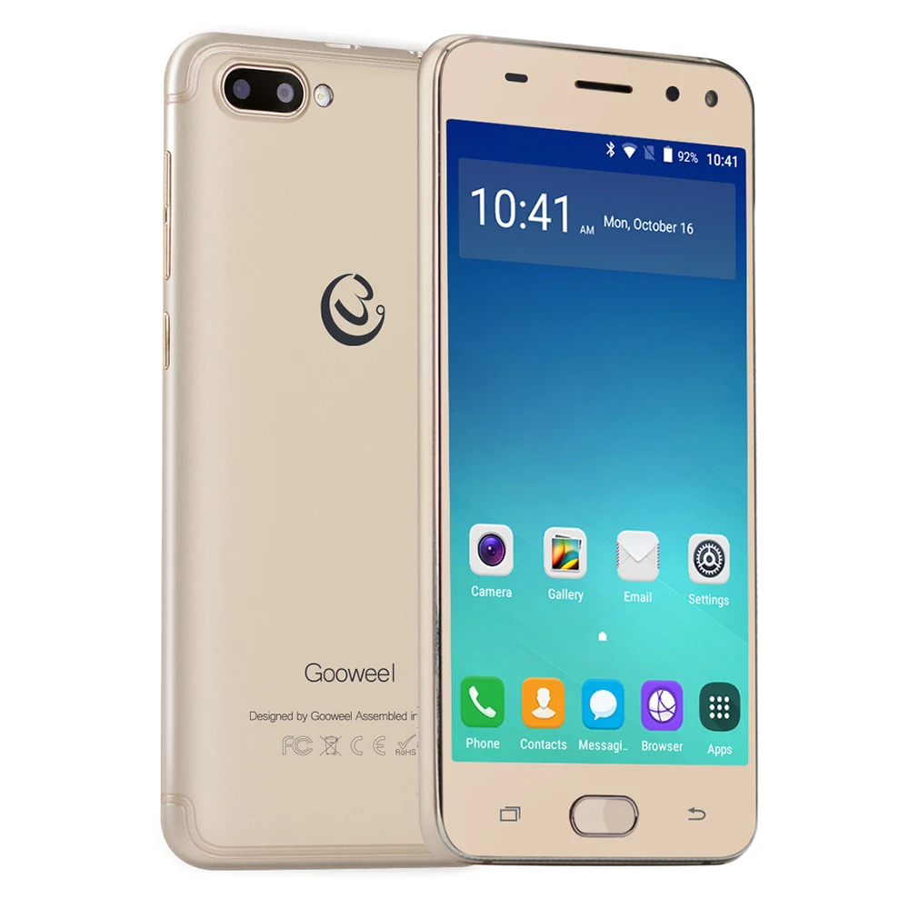 Gooweel S11 MTK6580 Quad core Face ID смартфон с 3g разблокирована 5 0 дюймов Экран мобильного