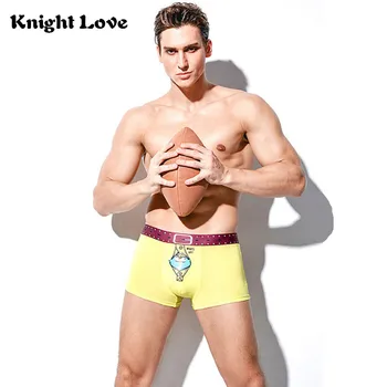 

Men Underwear Sexy Man Cotton Cueca Boxershorts Men Boxers Hombre Print Cartoon Patterned Boxer Calecon Homme Undergarment 3XL