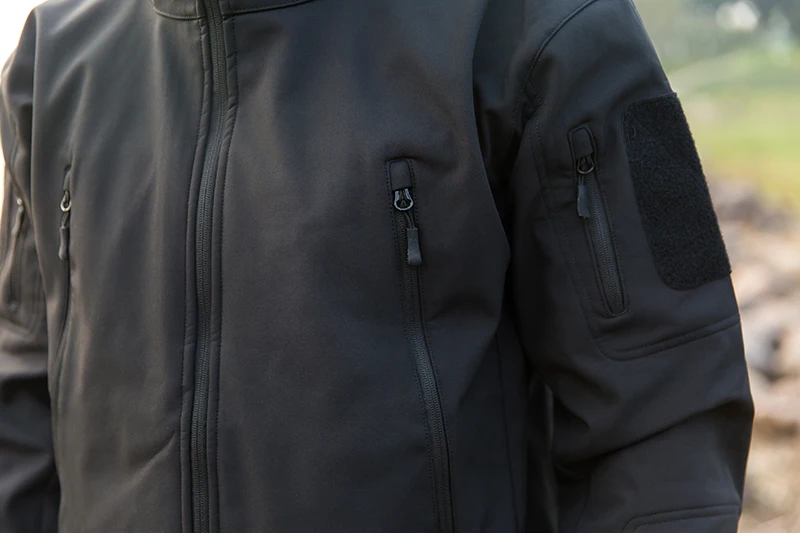 S. ARCHON мягкая оболочка Военная ветровка мужская темно-синяя Водонепроницаемая тактическая куртка пальто Мужская толстовка ветрозащитная флисовая куртка