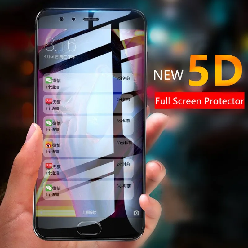 5D закаленное стекло для Xiaomi Redmi 4X 5A 6A 5 Plus Note 4 закаленное стекло для Redmi Note 5A Prime полное покрытие стекло на Note 6 Pro
