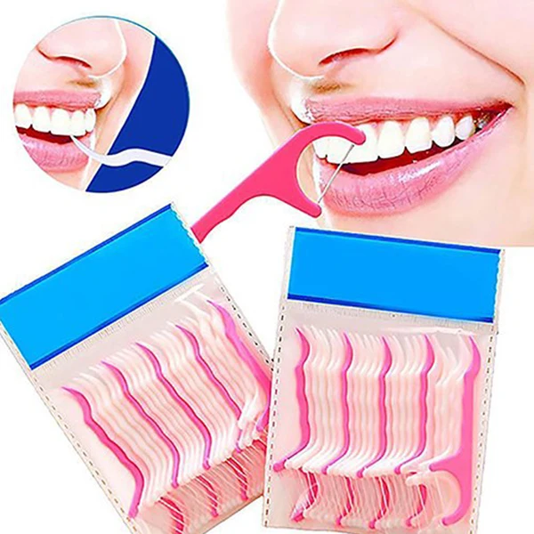 250 шт зубочистки с нитью зубочистки уход за полостью рта чистка зубов инструменты(250 шт