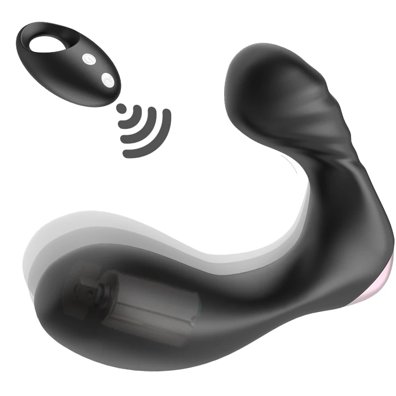 Masajeador prostato vibrador macho Control remoto Anal Plug juguetes sexuales para hombres y mujere