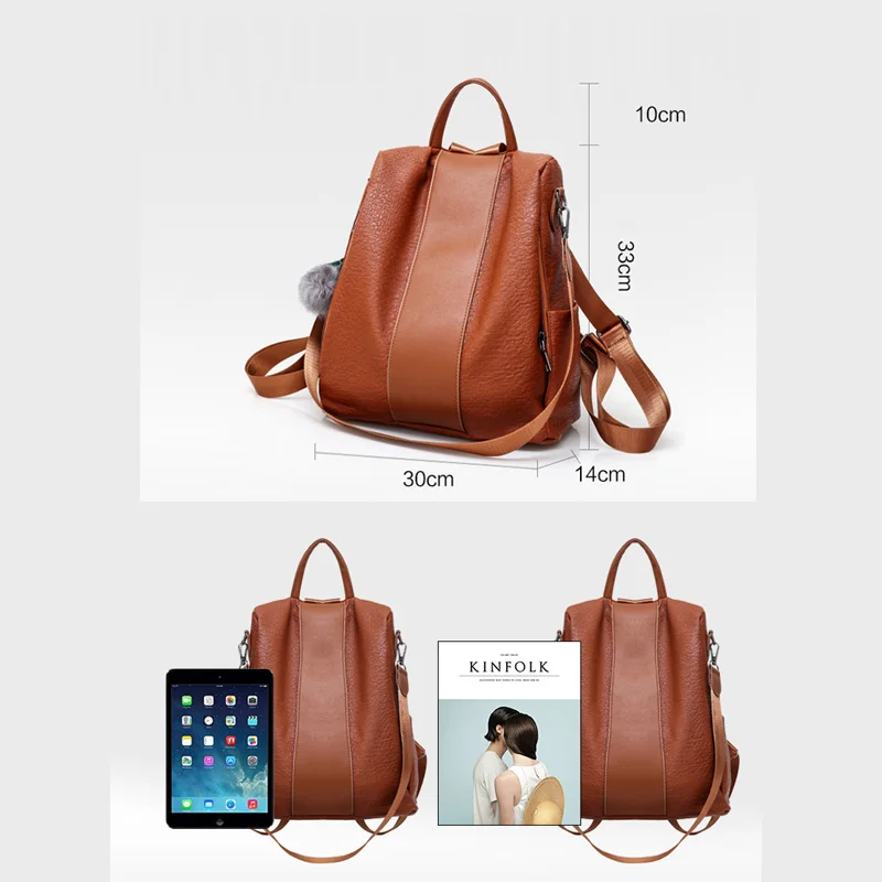  anti-theft design women backpack purse casual women daypack female rucksack high quality women shou - 33046285418