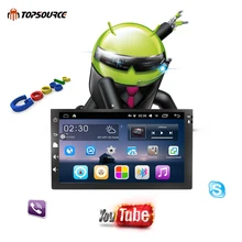 TOPSOURCE 7″ universal 2 din car radio gps android 2din Car DVD Player GPS NAVIGATION For VW Nissan TOYOTA Volkswagen peugeot