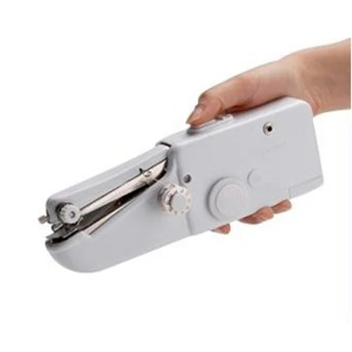 PHFU White Portable Lightweight Handheld Sewing Machine for Quick