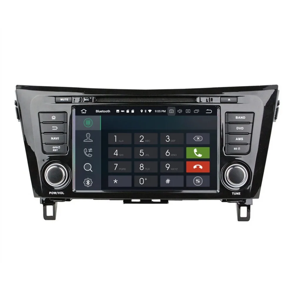 Perfect 4GB RAM Octa Core 8" Android 8.0 Car Radio DVD Player for Nissan QashQai X-Trail 2014 2015 2016 GPS Bluetooth 4G WIFI 32GB ROM 8