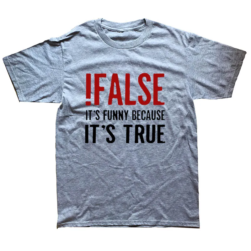 Ложная Это забавная футболка, потому что это истина, программист цитата, футболка с принтом, забавная Java The It crope Geek Nerd, футболки