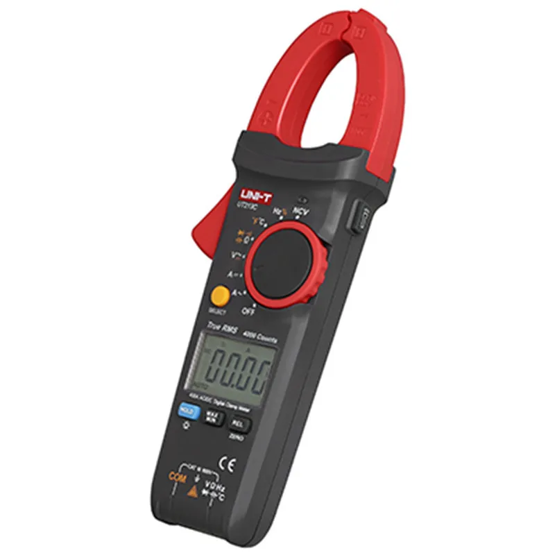 

UNI-T UT213C clamp meter ac dc current clamp meter LCD backlight Resistance C/F Voltage digital clamp meter auto mini clamp
