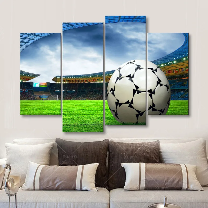 painting & calligraphy print football canvas poster wall art living room restaurant Bedroom Decorative paintings ZUQ-003 (1)