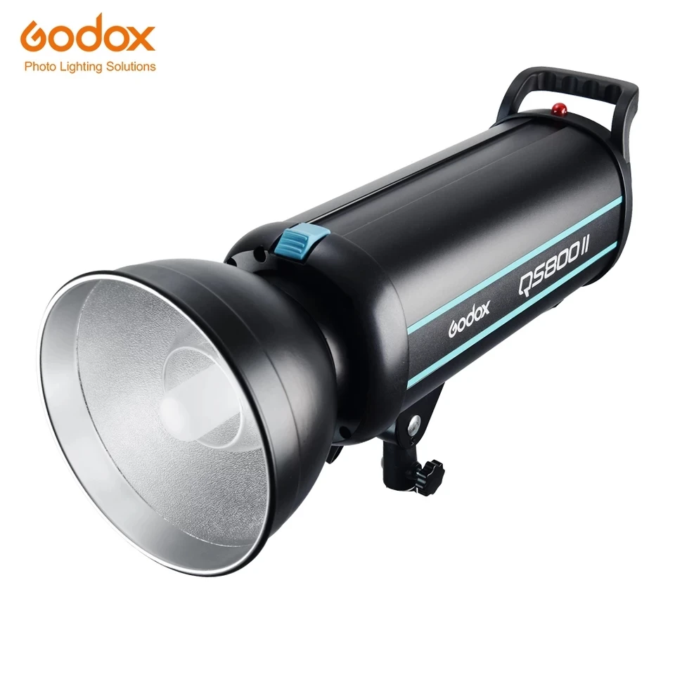 Профессиональный студийный стробоскоп Godox QS800II 800Ws GN90 со встроенным беспроводным