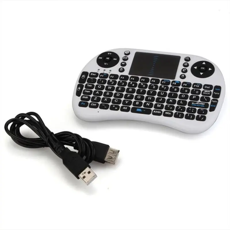 MEMTEQ клавиатуры беспроводная 2 4 ГГц мини USB портативная клавиатура сенсорная
