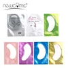 NEWCOME 20 50 100Pairs Eyelash Pads under Eyes Gel Patches 7 Colors Lint Free Stickers