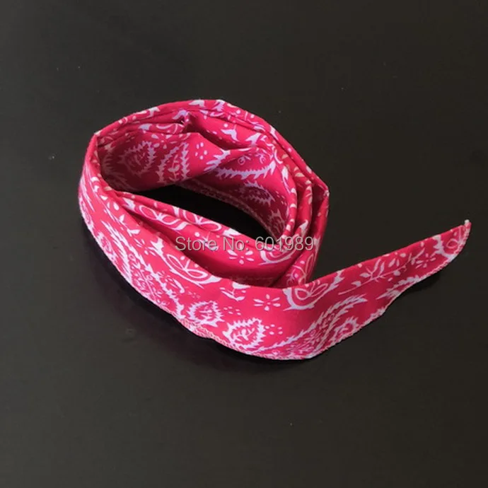 50 шт., красный лист, нетоксичный охладитель шарф для шеи, тело, холодное охлаждение, обертывание, галстук, шарф-лента, повязка на запястье, повязка на голову, полотенце