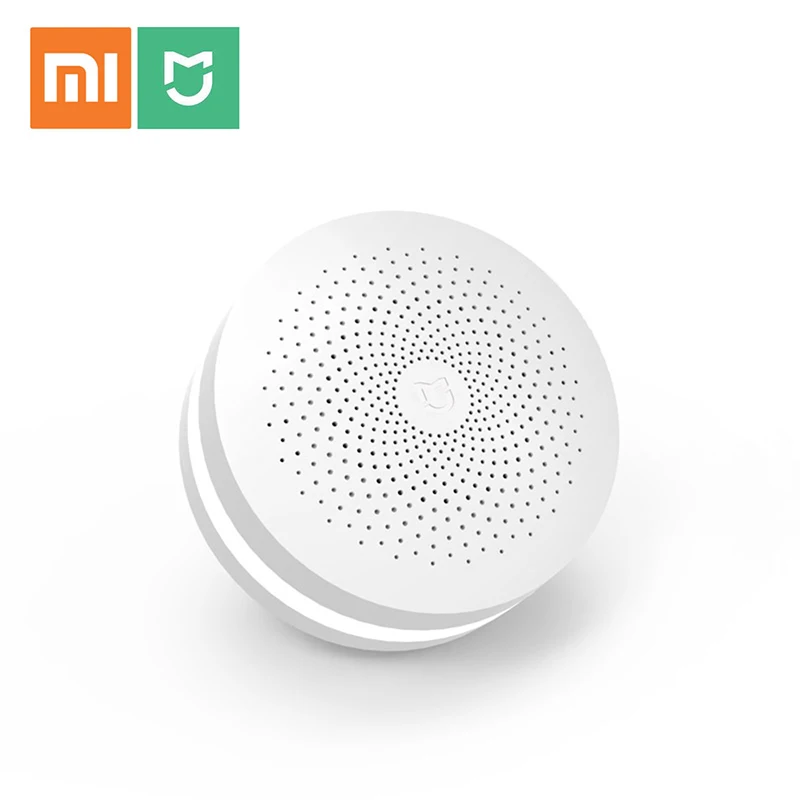 Xiaomi Multifunctio Gateway 2 умный центр управления умный дом Комплект обновленная версия два управления с дверной звонок с радио кольцо встроенный - Цвет: White