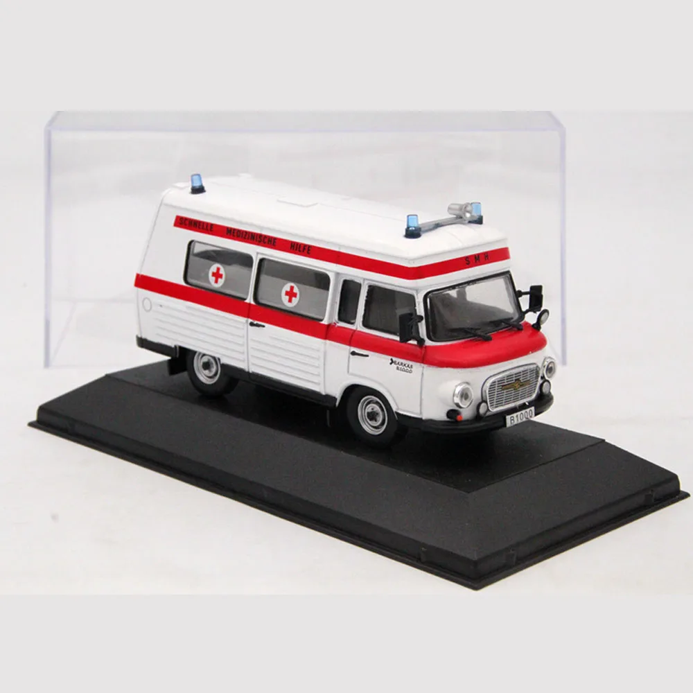 

Atlas 1:43 Barkas B1000 1965 Ambulance Car Diecast Toys Models Editions Collection