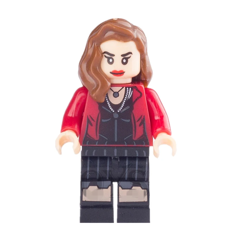 Goedkoop SingSale Scarlet Witch Wanda Marvel Super Heroes De Avengers Captain America minifig Building Monteren Blokken Kinderen Speelgoed