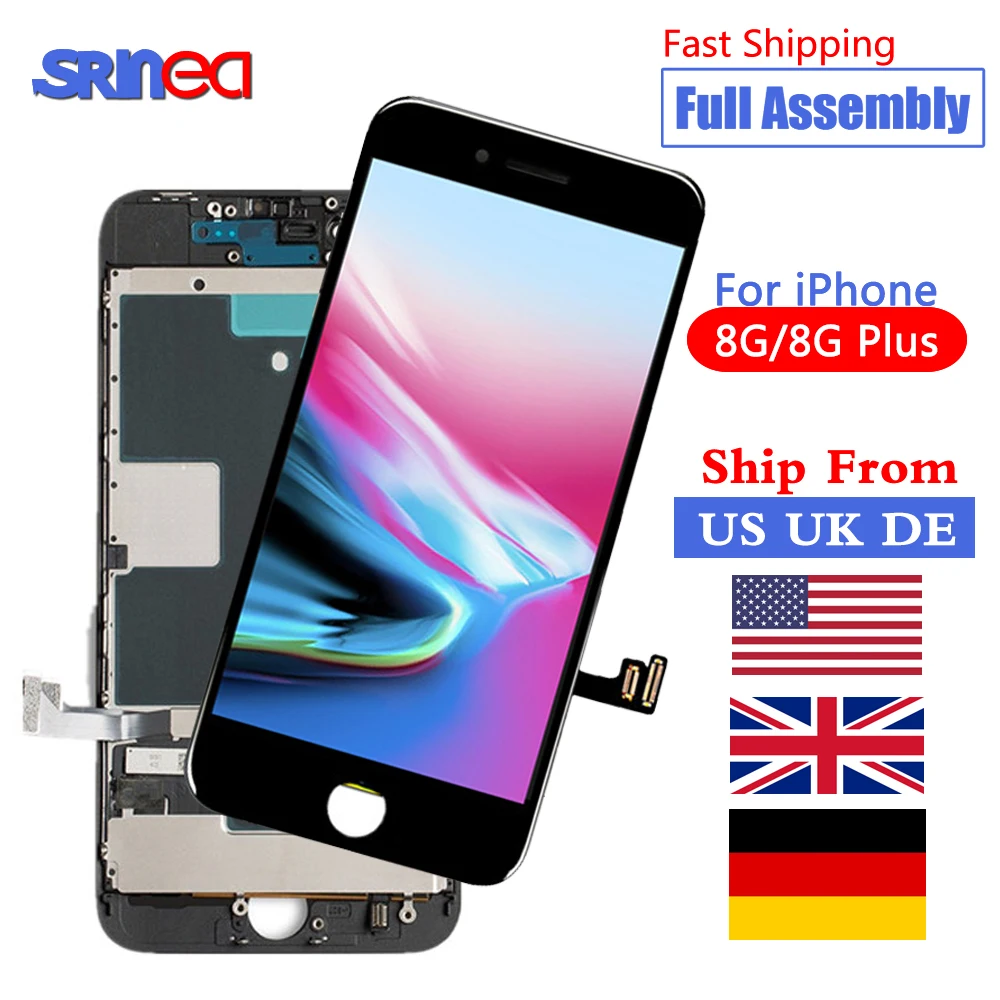 

3D Touch Original OEM LCD Screen For iPhone 8 Plus 8plus LCD Display Digitizer Touch Replacement Pantalla Ship From US UK DE CN