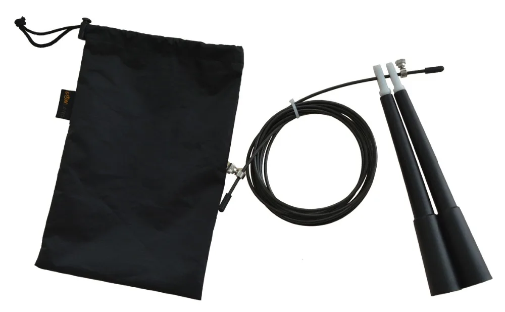 

Sunland Jump Rope Premium Quality Fast Speed Cable Best for Crossfit Double Unders Speed Fitness Training Includes Carry Case