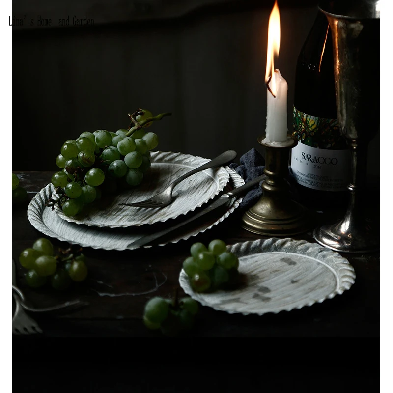 countryside handmade zinc vintage metal trays (3)