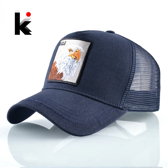 Gorras de béisbol bordadas para mujer, sombreros Snapback de águila, moda de EE. UU., Hip Hop, huesos, malla transpirable, de calle, camionero, _ - AliExpress Mobile