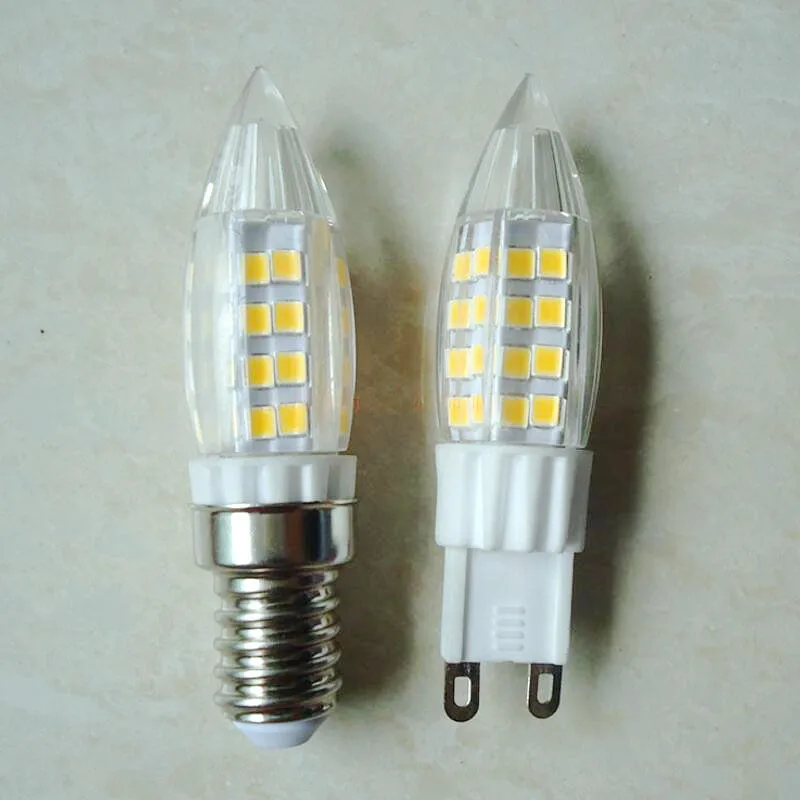 Мини G9 E14 светодиодный свет кукурузы SMD 2835 лампа прожектор для люстры заменить 30 Вт 50 Вт галогенная лампа 51 светодиодный s AC220V