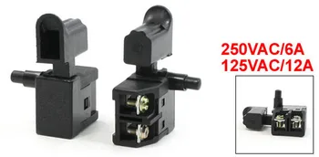 

10 x NO SPST Pushbutton Trigger Switch AC250V/6A AC125V/12A for Power Tool