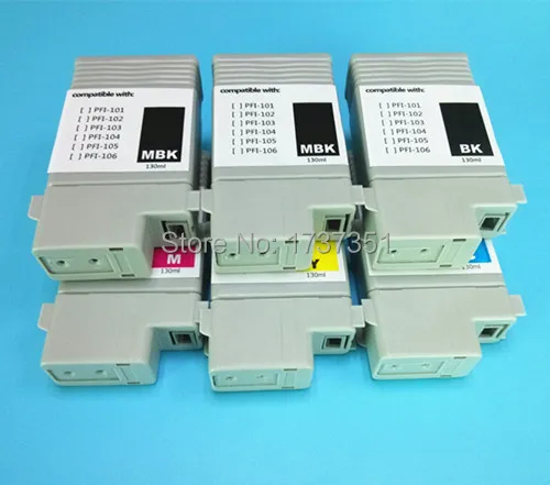 

PFI107 empty compatible ink cartridge for Canon IPF670 IPF680 IPF685 IPF770 IPF785 IPF780 printer for Canon pfi-107