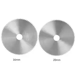 4 дюймов ультра тонкий Сталь пильный диск 100 мм диаметр Диаметр 16/20 мм колесо отрезной диск для Деревообработка поворотный инструмент