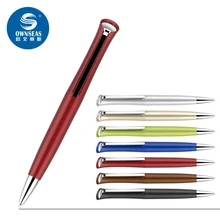 1000 шт./лот рекламные ручки с принтом логотип металлический зажим шариковая ручка