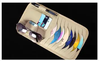 

Car styling Leather car glass clip sticker car card clip Genuine for LADA Priora Sedan sport Kalina Granta Vesta Niva Largus Vaz