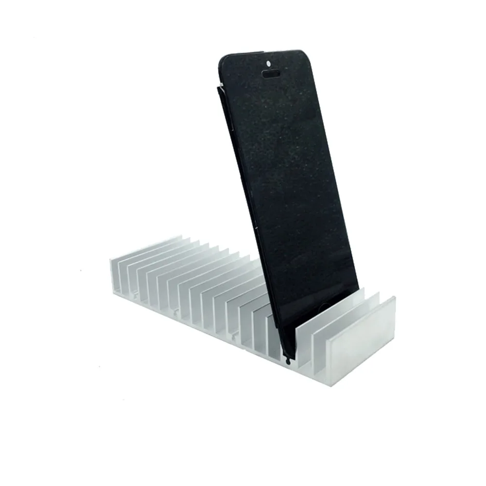 

Aluminum Metal LCD PCB Holder Tray Slots for iPhone Samsung LCD Panel Refurbish Support Station Phone Repair Tools