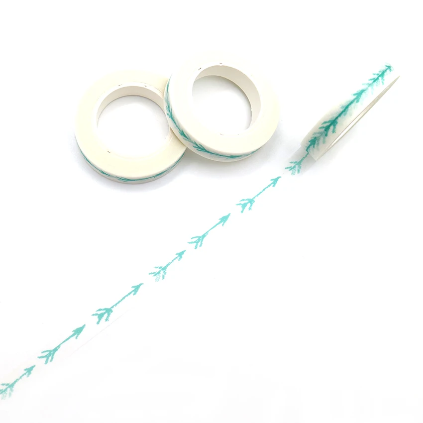 

10m*8mm Hand Drawn Arrows Washi Tape Pattern Masking Tape Decorative Scrapbooking DIY Office Adhesive Tape 1 PCS
