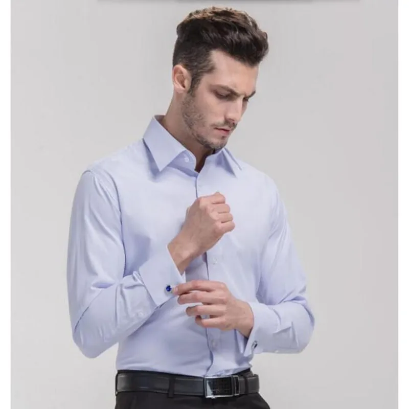 Maatwerk Overhemd Shirt Mannen Wit Mode Stalknecht Wedding 4L35AjR