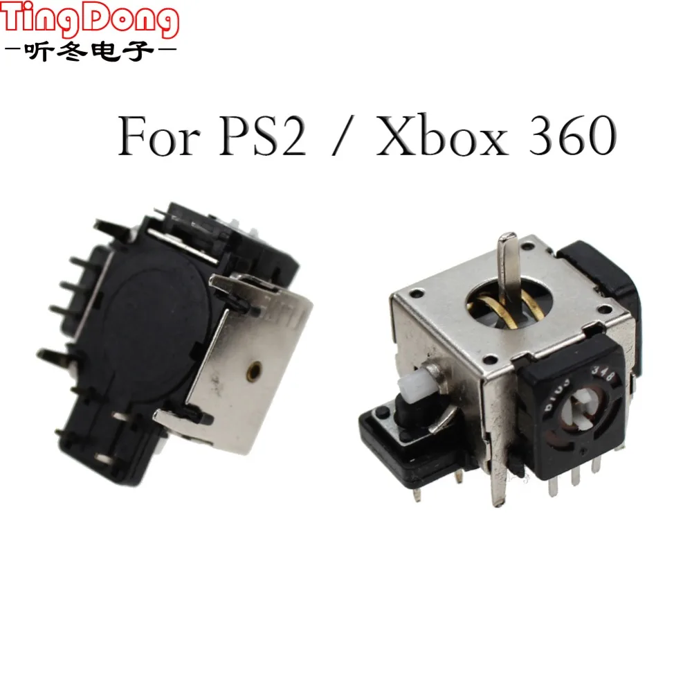 TingDong 3pin 4PIN Замена 3D Аналоговый джойстик палочки для PS3 PS4 xbox 360 PS2 для xbox one контроллер геймпад