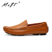 Большие размеры 35-50; повседневные мужские лоферы без застежки; модная брендовая мужская обувь на плоской подошве из натуральной кожи ручной работы; мягкая мужская обувь для вождения