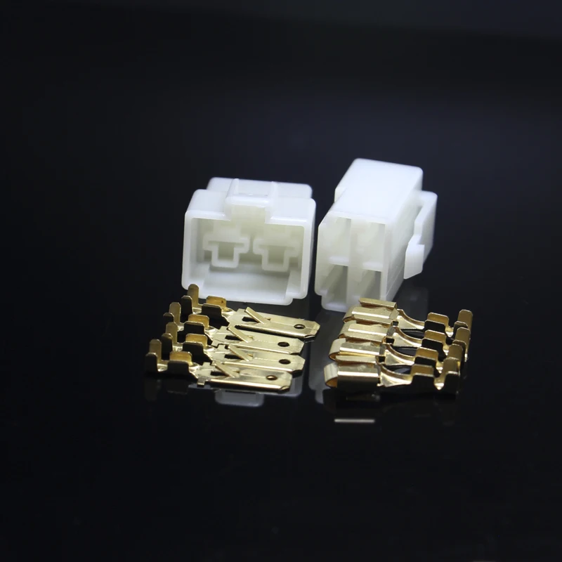 6.3 mm 4 Way Eléctrico Multi enchufe Conector Terminal Block
