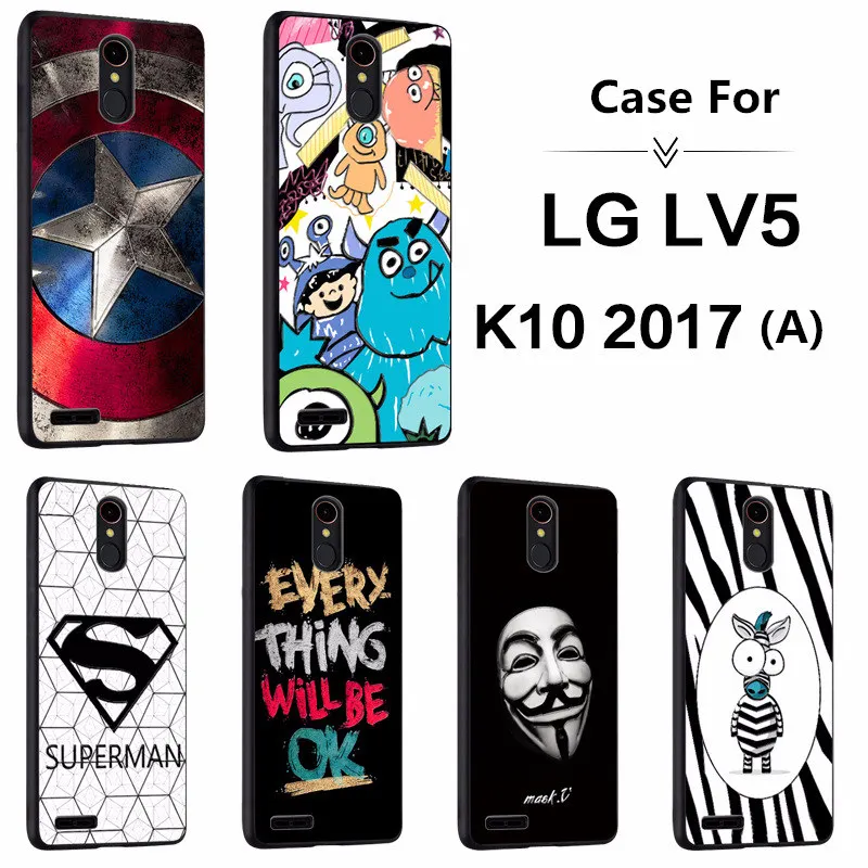 

Cartoon Zebra Case For LG K10 2017/LG LV5,TPU Material Anti Dropping Case.6 Colors!Mobile Phone Bracket Case,More Practical!