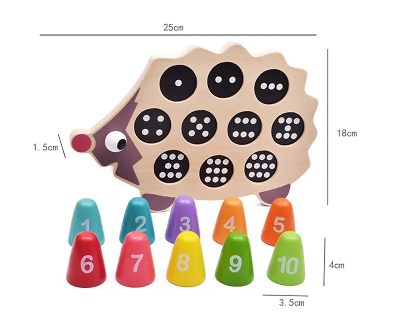 New Wooden Baby Toys Montessori Hedgehog Balance Baby Education Toys Baby Gifts New Wooden Baby Toys Montessori Hedgehog Balance Baby Education Toys Baby Gifts