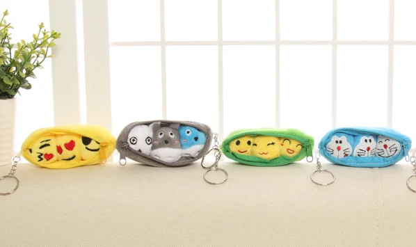 Novelty Hot New On Doraemon Totoro Pea Beans 10cm Plush Stuffed Novelty Hot New On Doraemon Totoro Pea Beans 10cm Plush Stuffed Toy Key Ring Chain Gift Bag Pendant In Animals From Toys