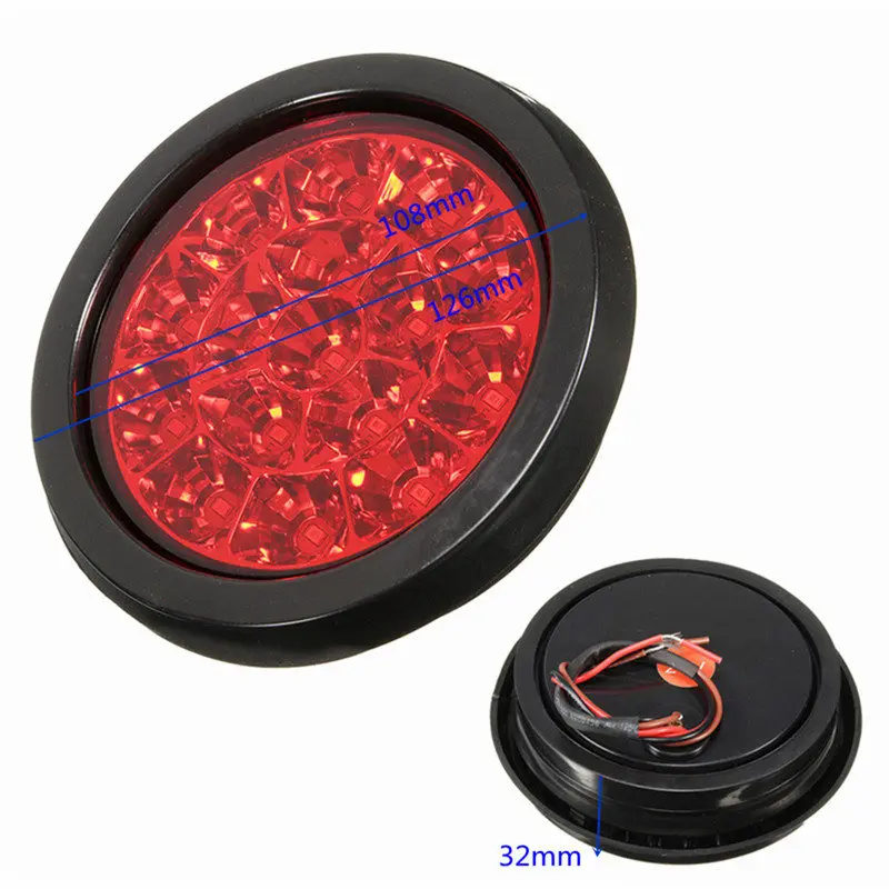 1 шт. Водонепроницаемый светодиодный задний фонарь с отражателем для автомобиля