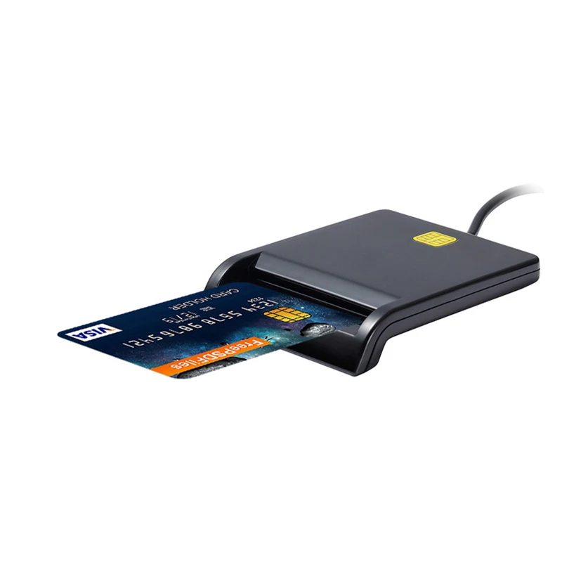 Новый универсальный портативный считыватель смарт-карт для банковских карт ID CAC DNIE ATM IC SIM кард-ридер для телефонов и планшетов Android
