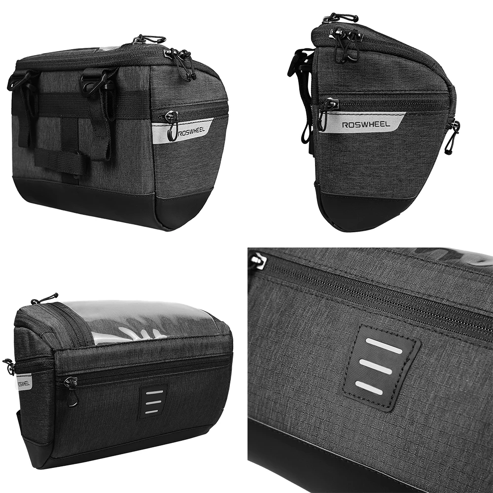 Best 3L Bike Handlebar Bag Made of 300D Polyester Cycling Bicycle Front Top Pannier Rack Bag Commuter Mountain Road Bike 1 Best 3L Bike Handlebar Bag Made of 300D Polyester Cycling Bicycle Front Top Pannier Rack Bag Commuter Mountain Road Bike 1
